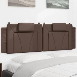 vidaXL Ágytámla huzat, vidaXL, műbőr, 160x3x49cm, barna (374799VidaXL)