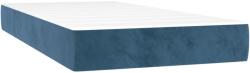 vidaXL sötétkék bársony zsebrugós ágymatrac 90x210x20 cm 15.2 kg (4016568VidaXL)