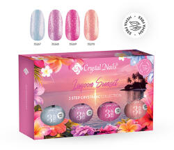 Crystal Nails Crystal Nails TPO FREE 3 STEP HEMA Free CrystaLac Kit - Lagoon Sunset 2026 (4x4ml)