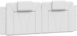 vidaXL fehér műbőr fejtámla párna Viana 120 cm 374782 (374782)