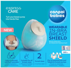 Canpol babies mellszívó kagyló, tejgyűjtő csésze Take&Go and ExpressCare mellszívóhoz (00078)