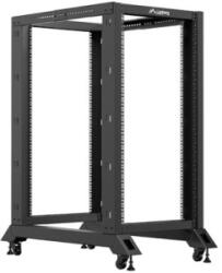 Lanberg Rack Lanberg Open Frame OR01-6022-B, 19 inch, 22U, 600 x 1000, Black (OR01-6022-B)