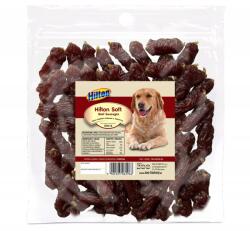 Hilton Soft sausages with beef - dog treat - 500g