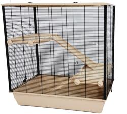  INTER-ZOO Frodo + Plastic Beige - cage for a hamster