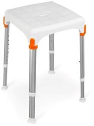  Square shower stool White - KING-STA-20