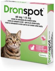 Vétoquinol Dronspot (2, 5-5kg) - deworming drops for cats - 2x0, 7ml