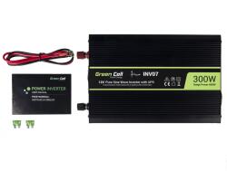 Green Cell INV07 power adapter/inverter Auto 300 W Black