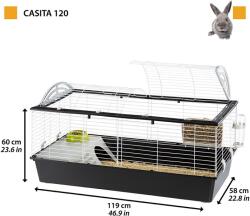 Ferplast Casita 120 - cage for guinea pig and rabbit