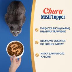 Inaba Foods Churu Meal Topper Tuna with salmon - cat treats - 4 x 14g