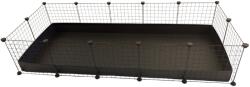  C&C modular cage 5x2 pig rabbit hedgehog black 180 x 75 x 37 cm