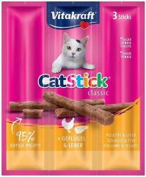 Vitakraft CatStick Mini with poultry and liver - cat treats - 3 pcs