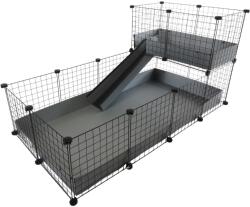  C&C Modular cage 4x2 + Loft 2x1+ grey ramp