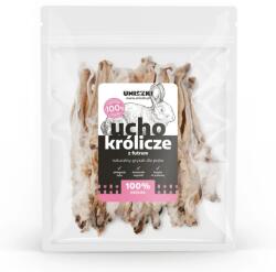 UNISZKI Rabbit ear with fur - treat for dogs - 20 pieces