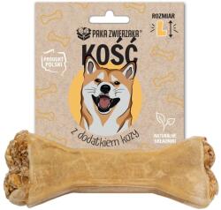 Paka Zwierzaka Bone with goat L 13, 5 cm - dog treat - 70g