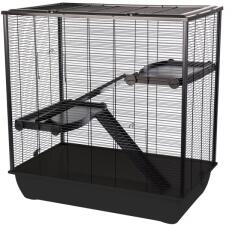  INTER-ZOO Frodo + Plastic Black - cage for a hamster