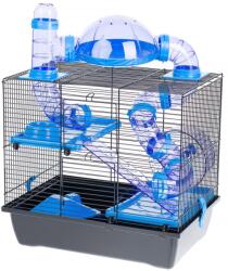  INTER-ZOO Rocky + Terrace blue - cage for a hamster