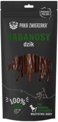 Paka Zwierzaka Sausages Wild boar - dog treat - 80g