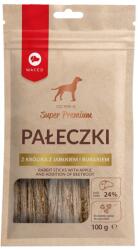 Maced Rabbit sticks with apple and addition of beetroot - Dog treat - 100g