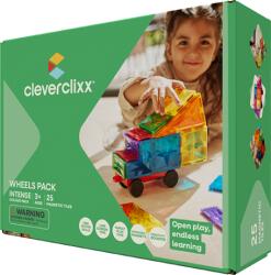 Cleverclixx Set de construcție magnetică Wheels Pack Intense - 25 buc (CLEVER_CC-1010)
