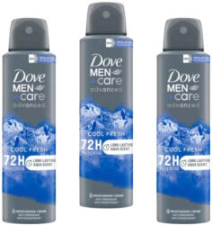 Dove Men+Care Clean Comfort izzadásgátló aeroszol (3x150 ml) + AJÁNDÉK neszesszer táska
