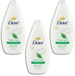 Dove Fresh Care krémtusfürdő (3x720 ml) + AJÁNDÉK neszesszer táska