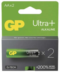 GP Batteries GP LR6 AA Ultra+ 15AUP elem 2db/csomag (ár/db) (AELEM00057)