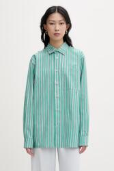 Marimekko női pamut ing - zöld S - answear - 51 990 Ft