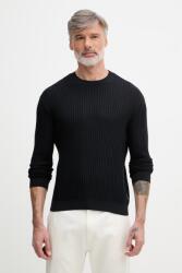 Giorgio Armani férfi pamut pulóver - sötétkék XXL - answear - 34 990 Ft