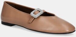 Giuseppe Zanotti bőr balerina cipő Amanda - barna Női 41