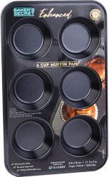 Baker's Secret - Enhance Collection 6-os muffin sütőforma - 29.4 x 18.1 x 3.3 cm Baker's Secret DA00952 (DA00952)