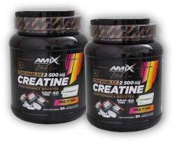 Amix Nutrition 2x Black Line Creatine Creapure 2500mg 60 tablete mestecabile Zero Zahăr Multi