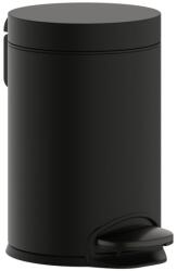 Hansgrohe Cos cu pedala Hansgrohe AddStoris 3L, negru crom periat (41775340) Cos de gunoi