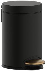 Hansgrohe Cos cu pedala Hansgrohe AddStoris 3L, negru - bronz periat (41775140) Cos de gunoi