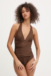 DKNY női egyrészes fürdőruha - barna XL