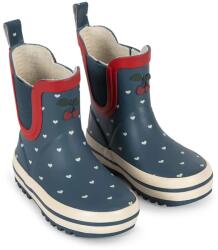 Konges Sløjd gyerek gumicsizma ROI PRINTED RAIN BOOT - sötétkék 28