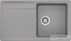 SCHOCK Element D-100 konyhai mosogatótálca CRISTALITE® Croma 860 x 500 mm, gránit kompozit, szürke ELED100CROM (ELED100CROM)