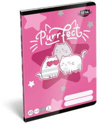 LIZZY Füzet, tűzött, A5, vonalas, 32 lap, 1. osztály, LIZZYSULI, "Kit tok Stars Purrfect", "14-32 (TICLFVA5KS1) - tintasziget