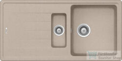 SCHOCK Element D-150 konyhai mosogatótálca CRISTALITE® Sabbia 1000 x 500 mm, gránit kompozit, homok ELED150SABB (ELED150SABB)