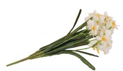  Művirág csokor, nárcisz, halványsárga (53cm)