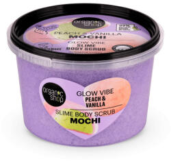 Organic Shop Mochi Slime testradír őszibarackkal és vaníliával, 250 ml - hajvarazs