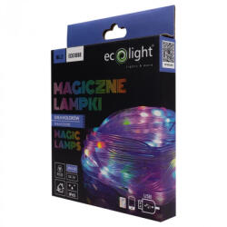 Ecolight Karácsonyi fényfüggöny 1 millió szín 200 LED RGB 5V DC IP65 10m Ecolight (ECOTAS4168)