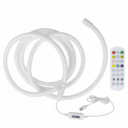 ECOLight Rugalmas LED fénykábel / fénytömlő RGB 5V DC USB távirányító 3m Ecolight (ECOTAS4354)