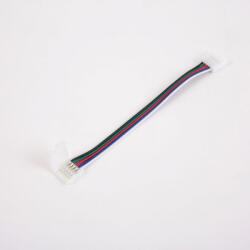 Ecolight LED szalag csatlakozó összekötő kábel RGBW 12mm kétoldalas vezetékkel Ecolight (ECOAKC0270)