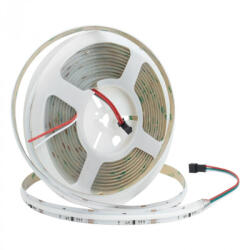 ECOLight Digitális COB LED szalag 720LED 21W/m 1908lm/m RGB 24V WS2811 5m Ecolight (ECOTAS4368)