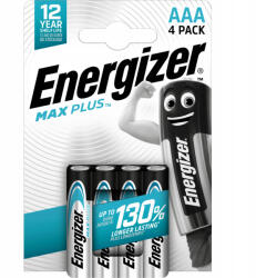 Energizer Alkáli elem LR03 AAA 1, 5V 1200mAh MAX Plus 4 db (ENEBAT1620)