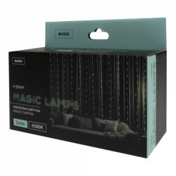 Ecolight LED fényfüggöny 400LED 6500K hideg fehér 3m x 2m 5V DC IP65 Ecolight (ECOCHO0020)