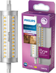 Philips LED R7S 118mm rúd izzó 14W = 120W 2000lm 4000K semleges fehér fényerő-szabályozható Philips (8718699776039)
