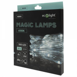 Ecolight Karácsonyi fényfüggöny 500LED 6500K hideg fehér 5V DC IP65 50m Ecolight (ECOCHO0028)