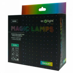 Ecolight LED fényfüggöny 1 millió szín 400LED RGB 2m x 2m 5V DC IP65 Ecolight (ECOCHO0002)