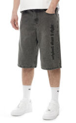 Mass Denim Clan Jeans Shorts extra baggy fit grey